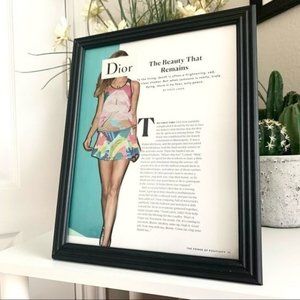 Dior Theme Handmade 8x10 Fashion Collage